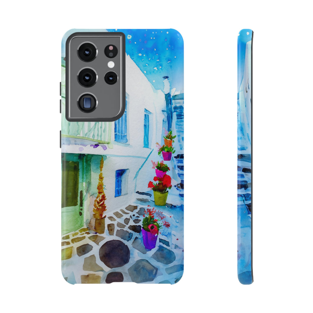 Impact Resistant, Greece House, Cute Phone Cases for Samsung S24, S23, S22, S21, IPhone 15 pro Iphone 14 pro Iphone 13 IPhone 12 Iphone 11 - Studio40ParkLane