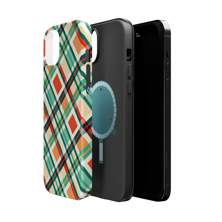 Checkered Plaid Magsafe Gift for Her Cute Phone Case for Iphone, | iPhone 16 | iPhone 15 Pro Max, Iphone 14 Pro Max, 13 12 11 10 9 8 7 - Studio40ParkLane