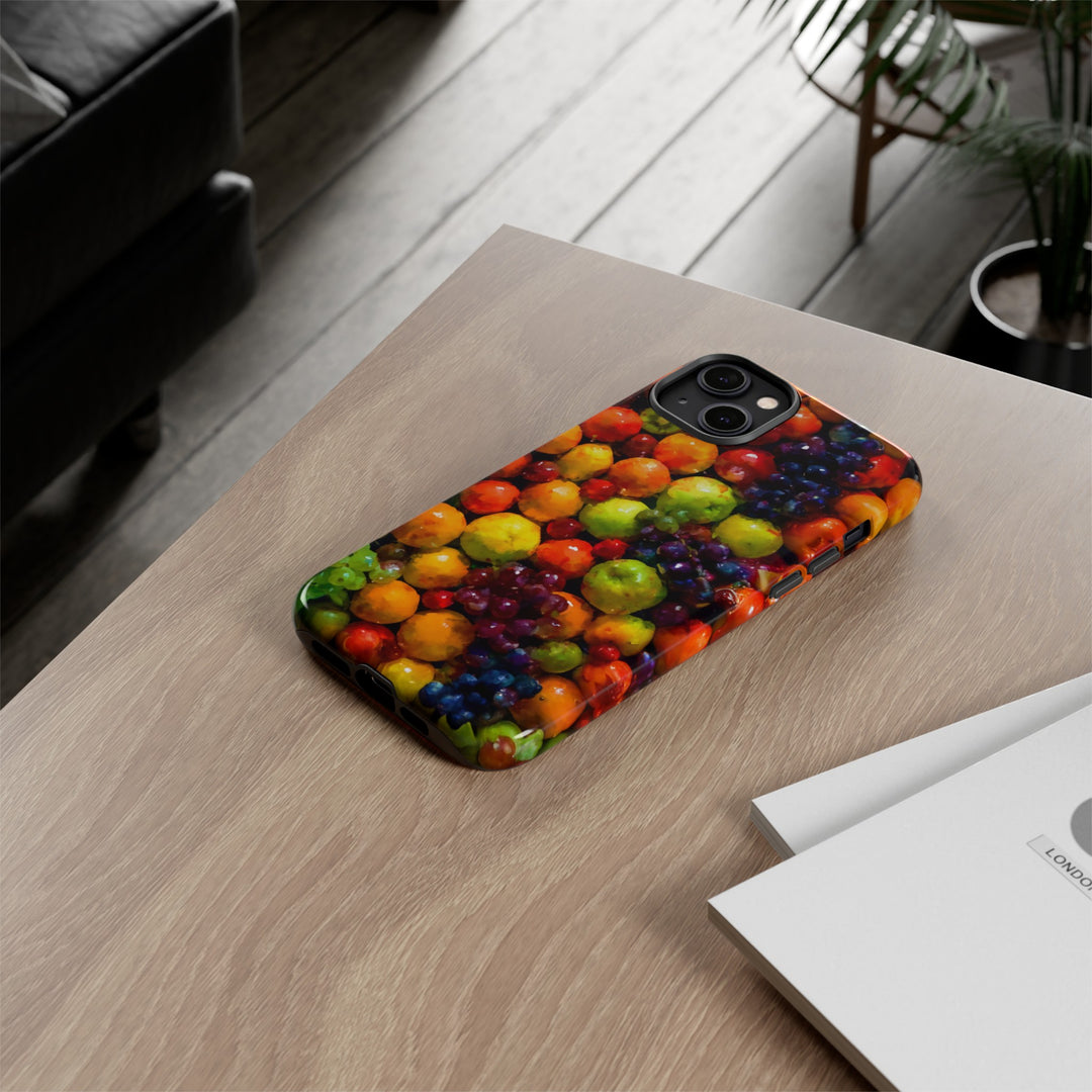 Impact Resistant, Fall Fruit, Cute Phone Cases for Samsung S24, S23, S22, S21, IPhone 15 pro Iphone 14 pro Iphone 13 IPhone 12 Iphone 11 - Studio40ParkLane