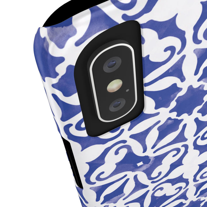Slim Blue Mosaic Gift for Her Cute Phone Cases for Iphone 16 Case | iPhone 15 Case | iPhone 15 Pro Max Case, Iphone 14, Iphone 14 Pro Max, Iphone 13, 11,10,8,7 - Studio40ParkLane