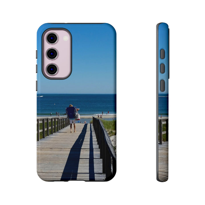 Cute Samsung Case | Cool Iphone Case | Summer Beach Walk, Samsung S24, S23, S22, S21, IPhone 15 Case | Iphone 14 Case, Iphone 13 Case - Studio40ParkLane