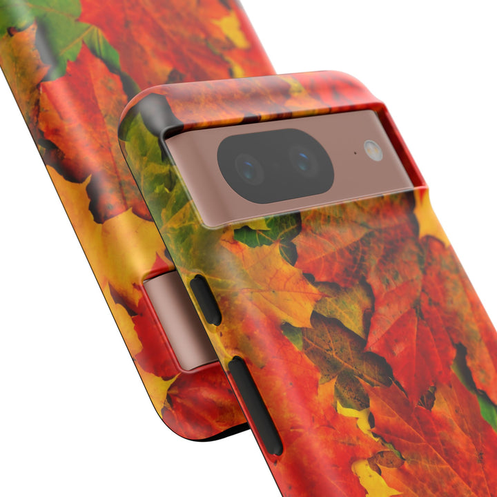 Fall Leaves Impact Resistant, Cute Phone Cases for Samsung S24, S23, S22, S21, IPhone 15 pro Iphone 14 pro Iphone 13 IPhone 12 Iphone 11 - Studio40ParkLane