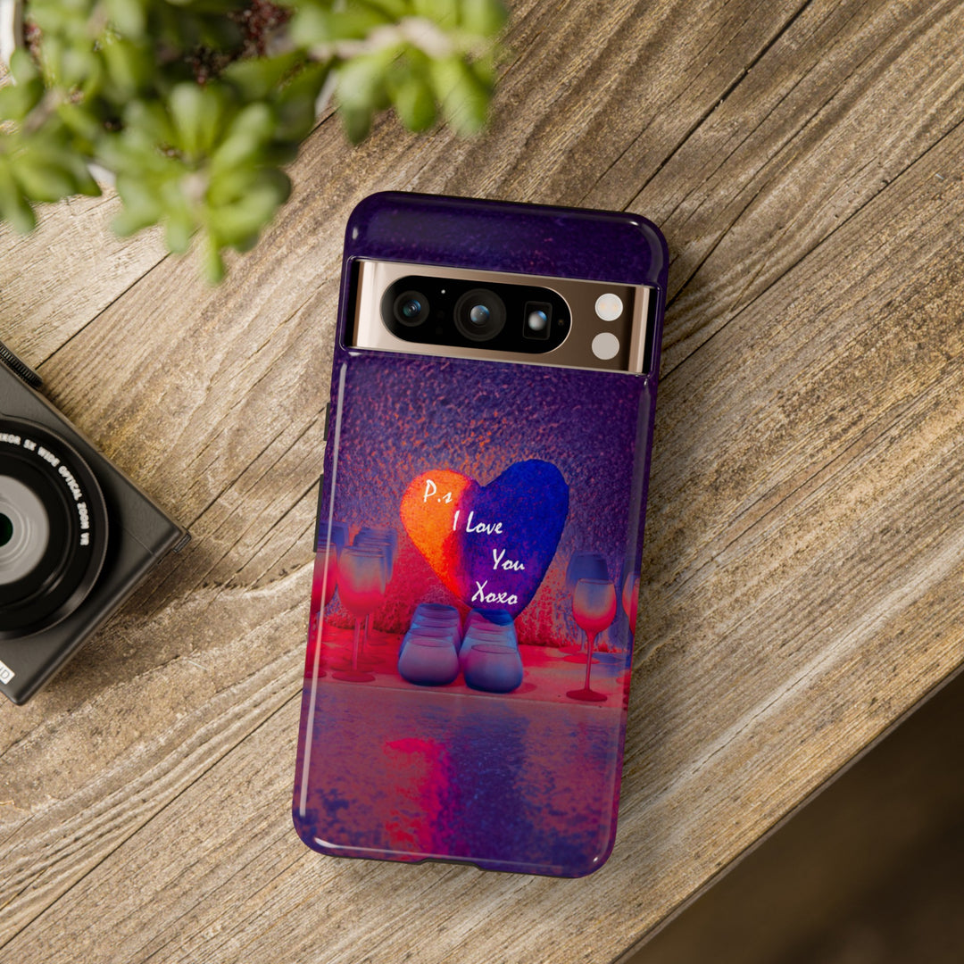Cute Samsung Case | Cool Iphone Case | PS I love You - Heart, Samsung S24, S23, S22, S21, IPhone 15 Case | Iphone 14 Case, Iphone 13 Case - Studio40ParkLane