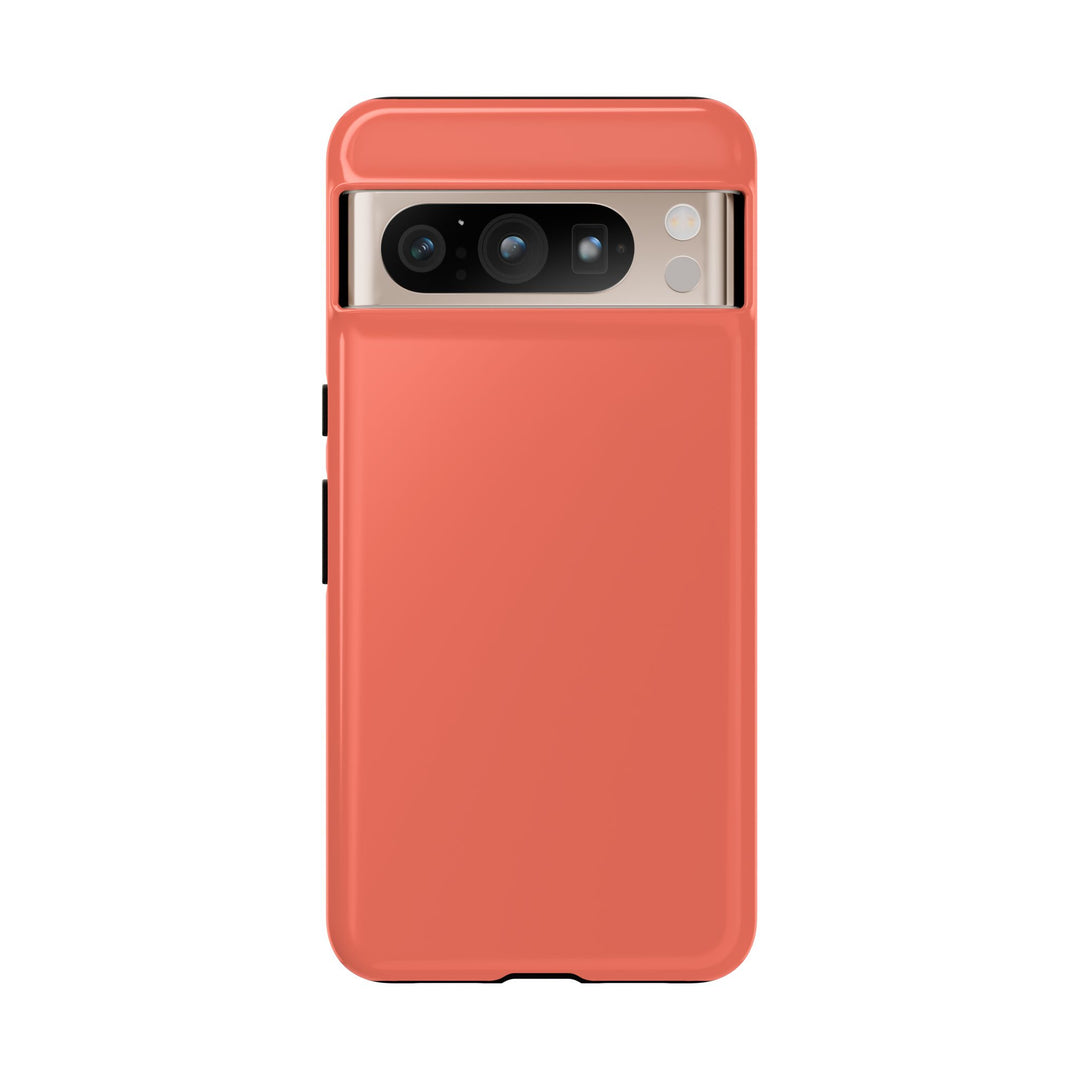 Premium Tough Coral Pink Orange Gift for Her Cute Phone Cases for Samsung S25 S24, S23, S22, S21, Iphone, 16, 15, 14, 13 Pro Max Ultra - Studio40ParkLane