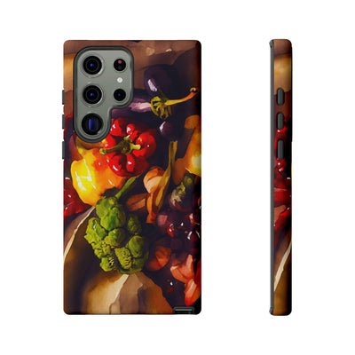 Impact Resistant, Fall Farm Vegetables, Cute Phone Cases for Samsung S24, S23, S22, S21, IPhone 15 pro Iphone 14 pro Iphone 13 IPhone 12 Iphone 11