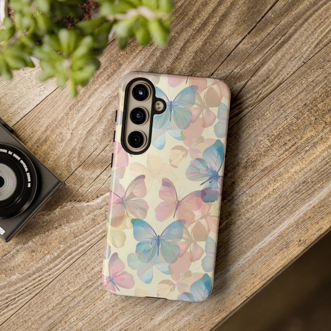 Cute Samsung Case | Cool Iphone Case | Summer Pastel Butterflies, Samsung S24, S23, S22, S21, IPhone 15 Case | Iphone 14 Case, Iphone 13 Case - Studio40ParkLane