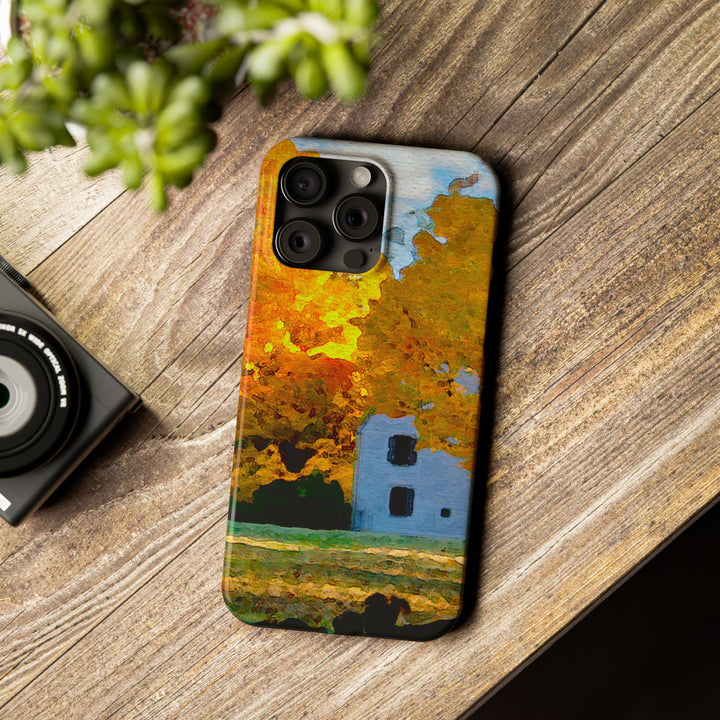 Slim Cute Phone Cases for Iphone - | iPhone 15 Case | iPhone 15 Pro Max Case, Iphone 14 Case, Iphone 14 Pro Max, Iphone 13, New England Fall Leaves - Studio40ParkLane