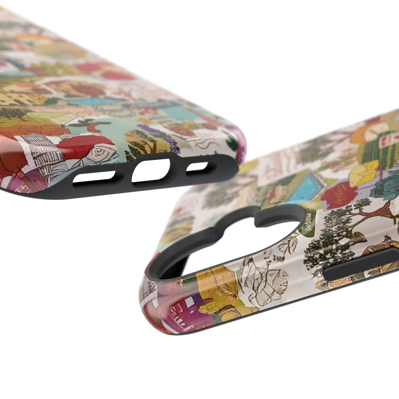 Italy Tuscany Coquette Collage Tough Magsafe Cute Phone Cases for Iphone | iPhone 17 Pro Max Case, Iphone 16, Iphone 15 14 13 12 11 10 9 - Studio40ParkLane