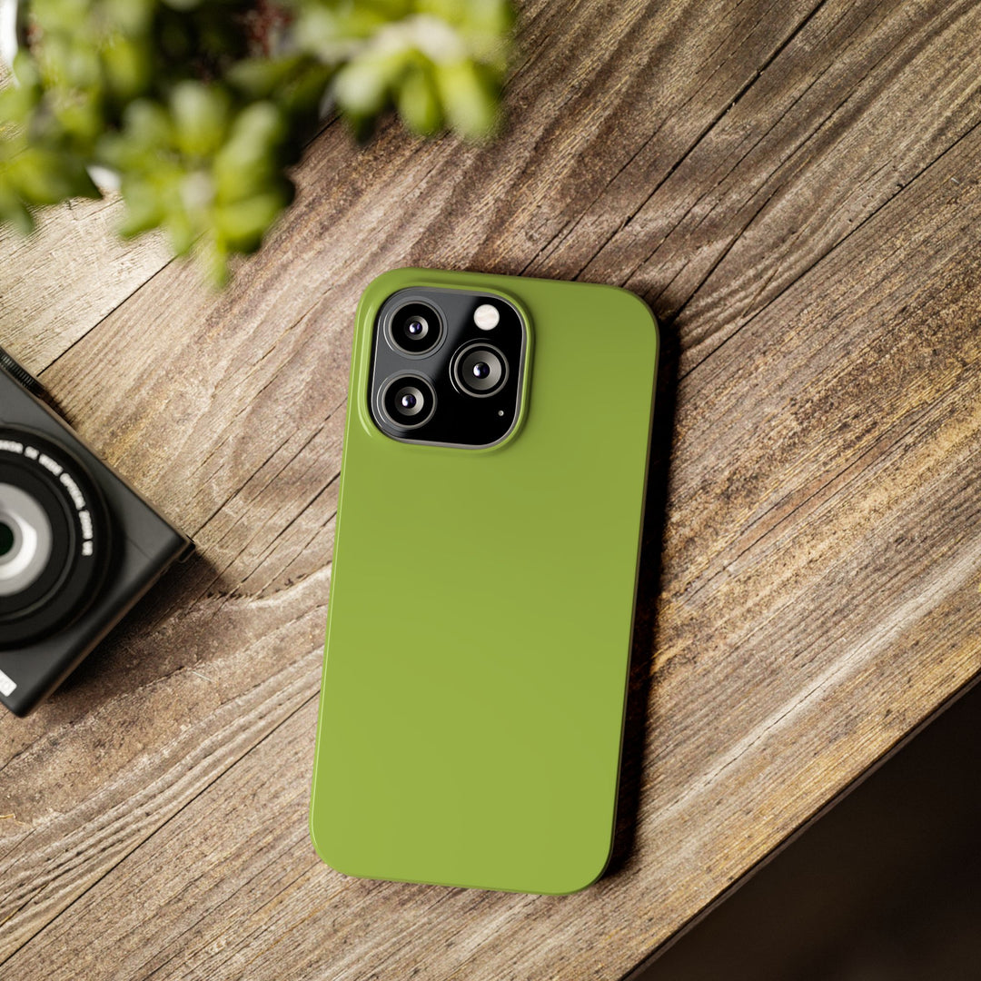 Slim Chartreuse Green Gift for Her Aesthetic Cute Phone Case for Iphone 16 - | iPhone 15 Pro Max Case | iPhone 14 Case 13 12 11 10 9 8 7 - Studio40ParkLane