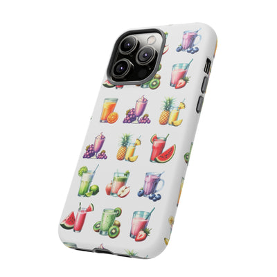 Cute Samsung Case | Cool Iphone Case | Tropical Summer Fruit Cocktail, Samsung S24, S23, S22, S21, IPhone 15 Case | Iphone 14 Case, Iphone 13 Case