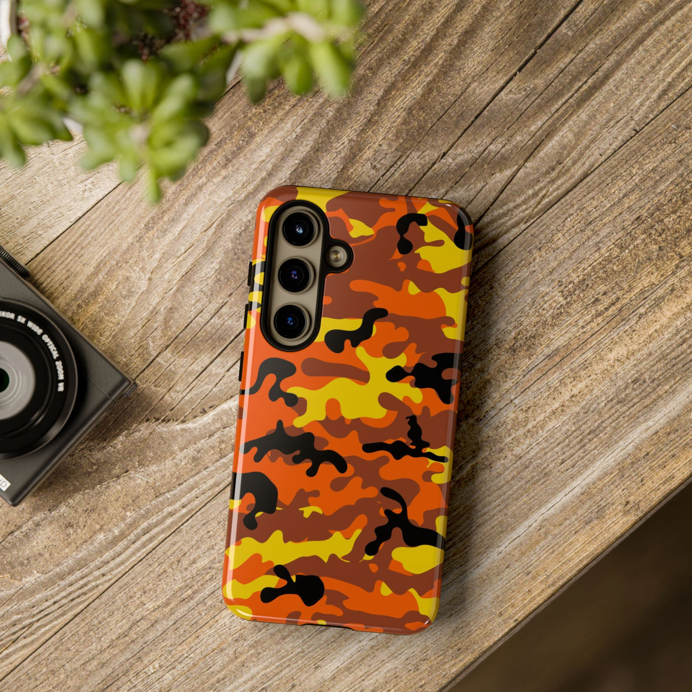 Impact Resistant, Fall camo Camouflage, Cute Phone Cases for Samsung S24, S23, S22, S21, IPhone 15 pro Iphone 14 pro Iphone 13 IPhone 12 Iphone 11