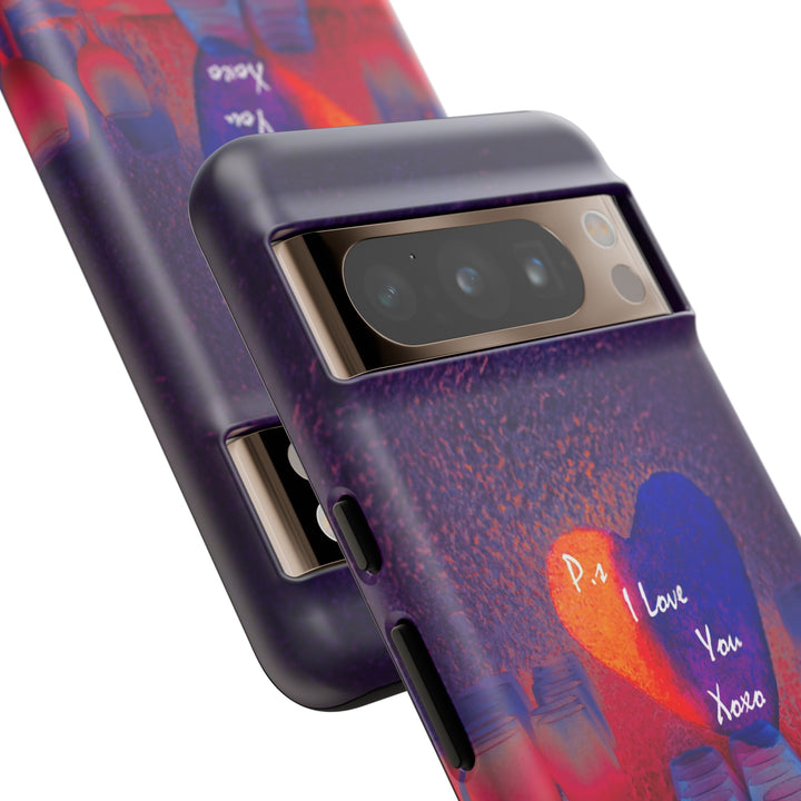 Cute Samsung Case | Cool Iphone Case | PS I love You - Heart, Samsung S24, S23, S22, S21, IPhone 15 Case | Iphone 14 Case, Iphone 13 Case - Studio40ParkLane