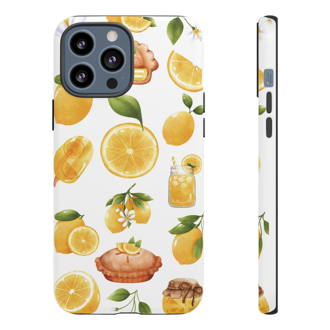 Cute IPhone Case | Summer Fruit Lemon, iPhone 15 Case | iPhone 15 Pro Case, Iphone 14 Case, Iphone 14 Pro Max Case, Protective Iphone Case - Studio40ParkLane