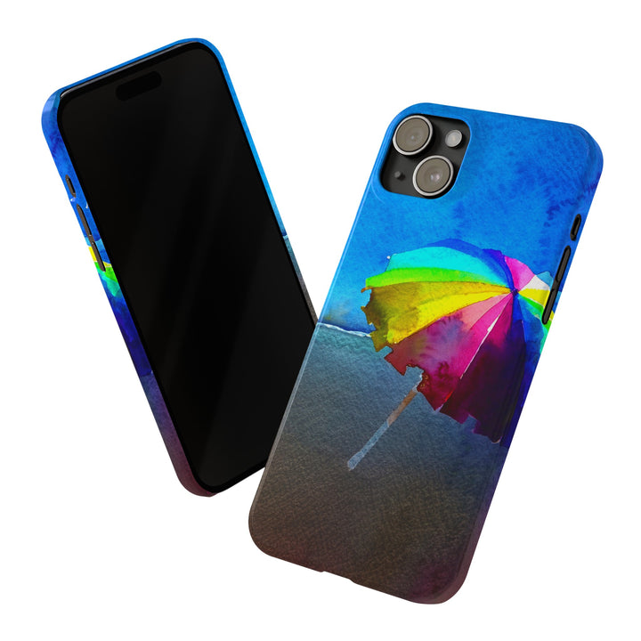 Slim Cute Phone Cases for Iphone - | iPhone 15 Case | iPhone 15 Pro Max Case, Iphone 14 Case, Iphone 14 Pro Max, Iphone 13, Summer Beach Umbrella - Studio40ParkLane