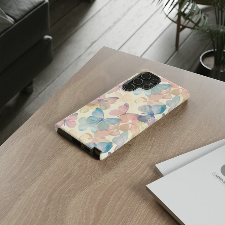 Cute Samsung Case | Cool Iphone Case | Summer Pastel Butterflies, Samsung S24, S23, S22, S21, IPhone 15 Case | Iphone 14 Case, Iphone 13 Case - Studio40ParkLane