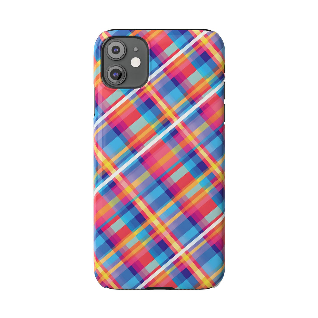 Slim Checkered Plaid Gift for Her Cute Phone Cases for Iphone 16 Pro Max | iPhone 15 Case | iPhone 15 Pro Max Case, Iphone 14, 13, 12, 11, 10, 8, 7 - Studio40ParkLane