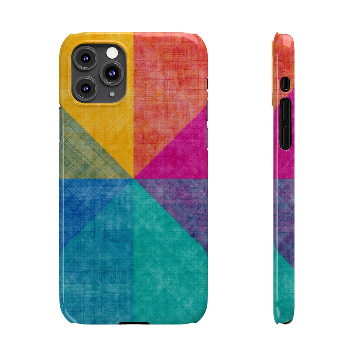 Slim Cute Phone Cases for Iphone | iPhone 15 Case | iPhone 15 Pro Max Case, Iphone 14, Iphone 14 Pro Max, Iphone 13, Abstract Colored Shapes - Studio40ParkLane