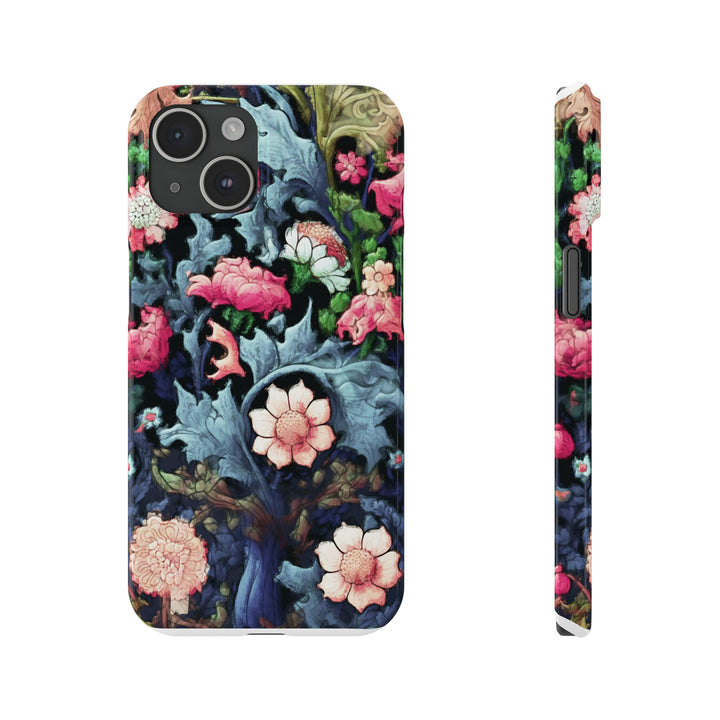 Slim Cute Phone Cases for Iphone - | iPhone 15 Case | iPhone 15 Pro Max Case, Iphone 14 Case, Iphone 14 Pro Max, Iphone 13, Flowers Scene - Studio40ParkLane