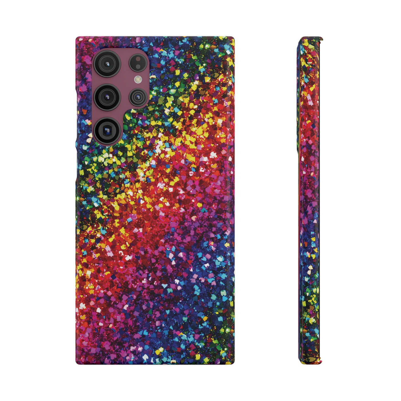 Snap Non-Glitter Muted Color Play on "Faux" Glitter Effect Cute Phone Cases for Samsung and Iphone, 16, 15, 14, S24, S23, S22, S21, S20, Plus and Ultra