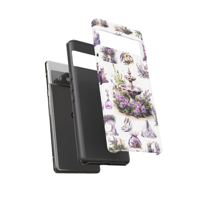 Impact Resistant, Lavender Wedding, Cute Phone Cases for Samsung S24, S23, S22, S21, IPhone 15 pro Iphone 14 pro Iphone 13 IPhone 12 Iphone 11