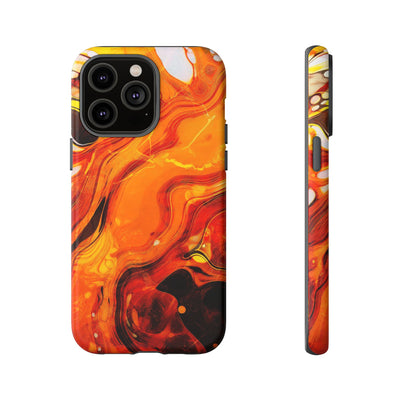 Impact Resistant, Fall Colors Marble, Cute Phone Cases for Samsung S24, S23, S22, S21, IPhone 15 pro Iphone 14 pro Iphone 13 IPhone 12 Iphone 11