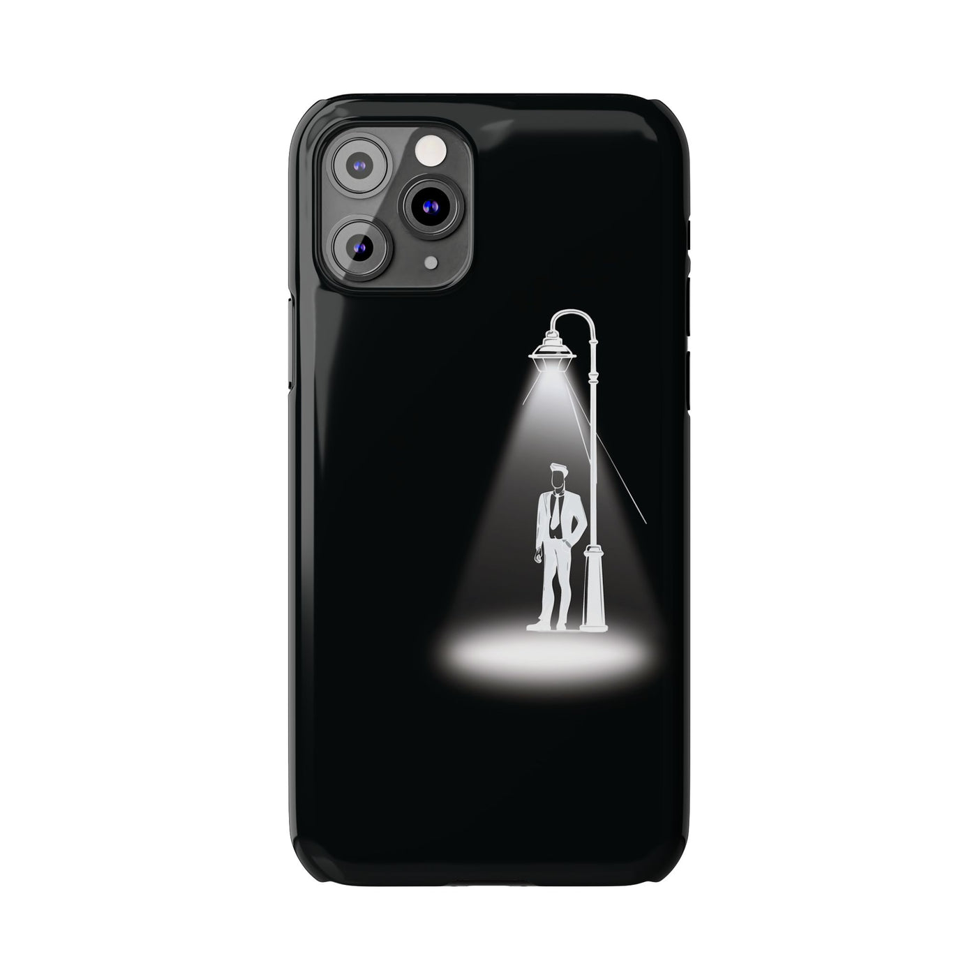 Slim Mystery Man Spotlight Gift for Her Cute Phone Cases for Iphone 16 Pro Max | iPhone 15 Case | iPhone 15 Pro Max Case, Iphone 14, 13, 12, 11, 10, 8, 7