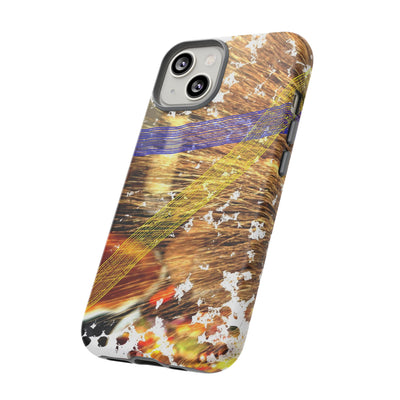 Impact Resistant, Pecan Pie Abstract, Cute Phone Cases for Samsung S24, S23, S22, S21, IPhone 15 pro Iphone 14 pro Iphone 13 IPhone 12 Iphone 11