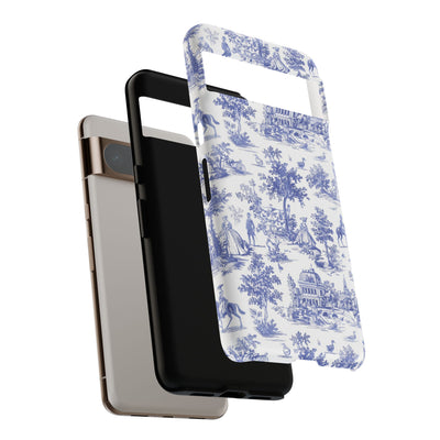 Premium Tough French Toile Gift for Her Cute Phone Cases for Samsung S25 S24, S23, S22, S21, Iphone, 16, 15, 14, 13 Pro Max Ultra - Studio40ParkLane
