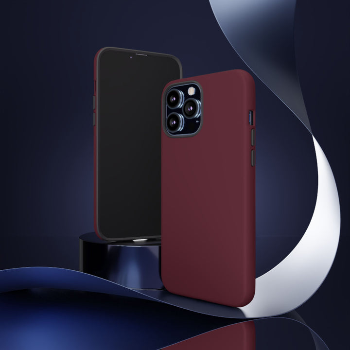 Premium Tough Burgundy Maroon Red Gift for Her Cute Phone Cases for Samsung S25 S24, S23, S22, S21, Iphone, 16, 15, 14, 13 Pro Max Ultra - Studio40ParkLane