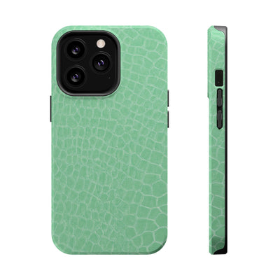 Non Leather Mint Color Pattern Magsafe Cute Phone Case for Iphone Gift for Her, | iPhone 15 Case | iPhone 15 Pro Max Case, Iphone 14, Iphone 14 Pro Max, Iphone 13, Iphone 16 - Studio40ParkLane