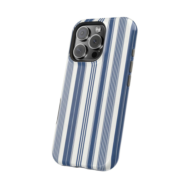 MagSafe Cute Phone Case, Coastal Striped Phone Case for iPhone 17 16 15 14 13 12 Pro Max, Samsung S26 S25 S24 Ultra case - Studio40ParkLane