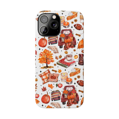 Slim Cute Fall Phone Cases Gift for Her Coquette Collage for Iphone 16 | iPhone 15 Case | iPhone 15 Pro Max Case, Iphone 14 Case, Iphone 13, Slim