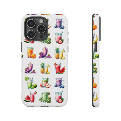 Cute Samsung Case | Cool Iphone Case | Tropical Summer Fruit Cocktail, Samsung S24, S23, S22, S21, IPhone 15 Case | Iphone 14 Case, Iphone 13 Case