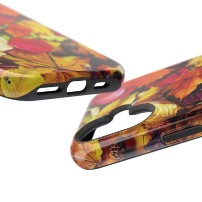 Aesthetic Tough Magsafe Fall Leaves Foliage Phone Case - For iPhone 17 Pro Max iPhone 16 Pro iPhone 15 Iphone 14 Plus 13 Pro 12 11 10 - Studio40ParkLane