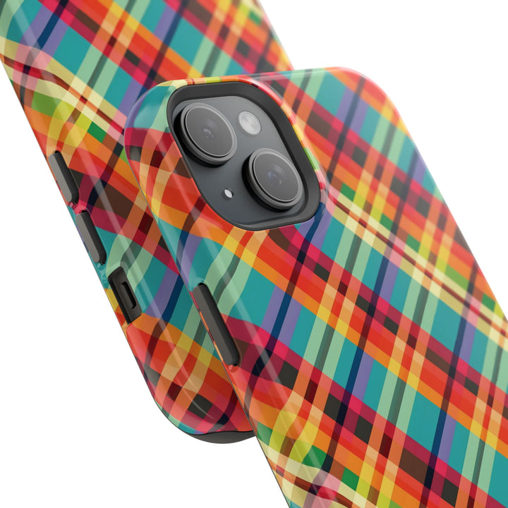 Checkered Plaid Magsafe Gift for Her Cute Phone Case for Iphone, | iPhone 16 | iPhone 15 Pro Max, Iphone 14 Pro Max, 13 12 11 10 9 8 7 - Studio40ParkLane