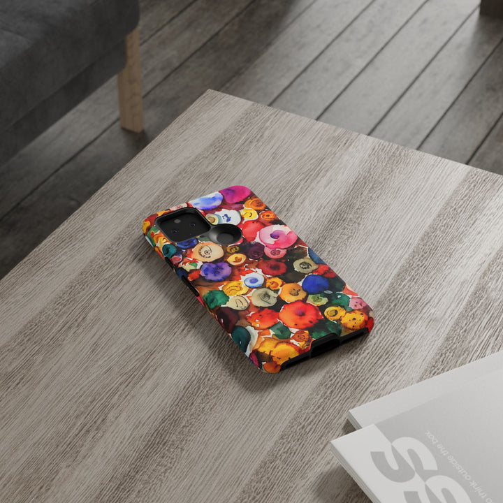 Impact Resistant, Fall Colors Buttons, Cute Phone Cases for Samsung S24, S23, S22, S21, IPhone 15 pro Iphone 14 pro Iphone 13 IPhone 12 Iphone 11 - Studio40ParkLane