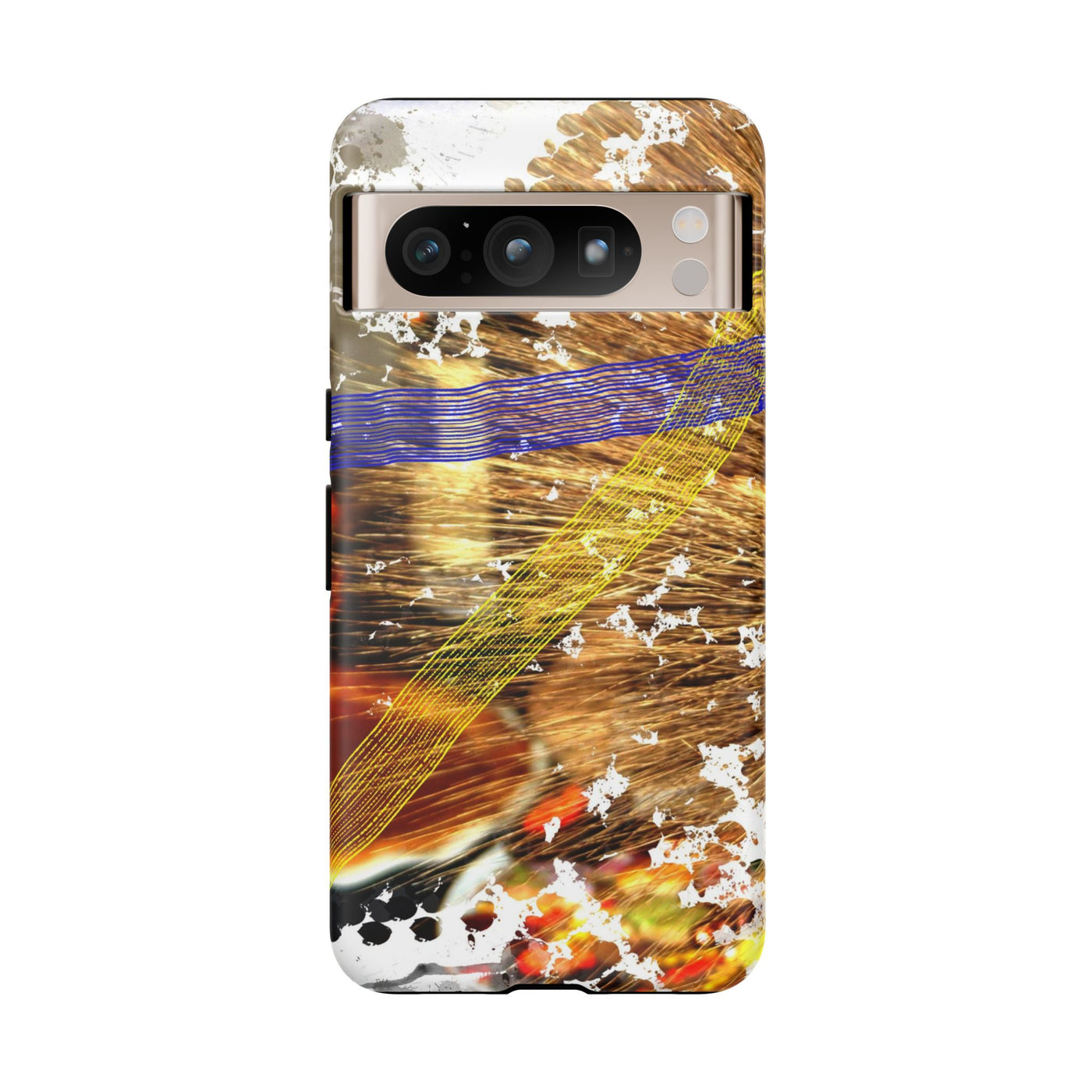 Impact Resistant, Pecan Pie Abstract, Cute Phone Cases for Samsung S24, S23, S22, S21, IPhone 15 pro Iphone 14 pro Iphone 13 IPhone 12 Iphone 11