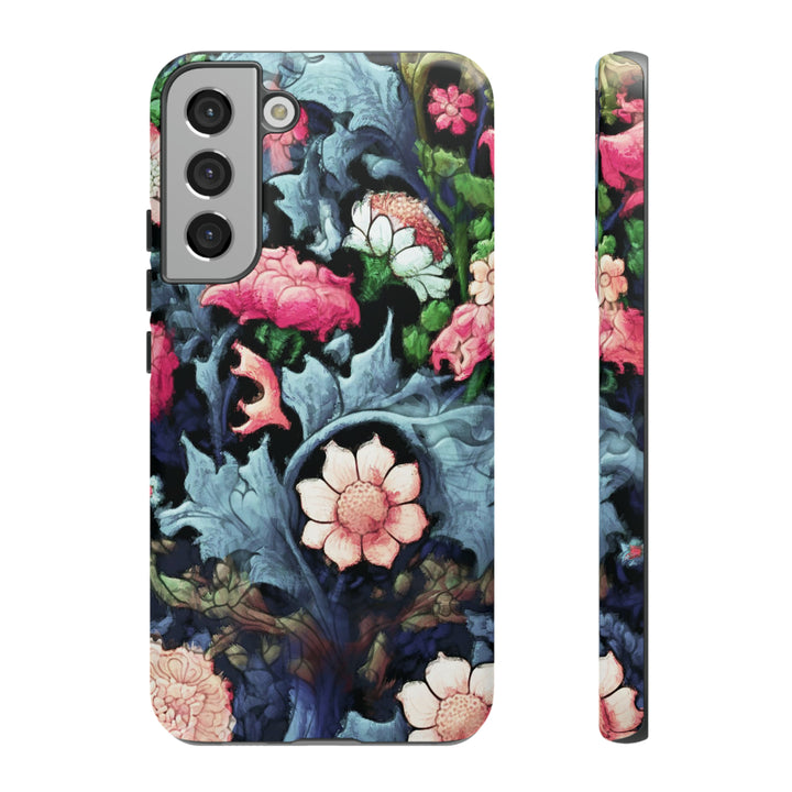 Cute Samsung Phone Case | Aesthetic Samsung Phone Case | Galaxy S23, S22, S21, S20 | Luxury Double Layer | Cool Flowers Design Floral - Studio40ParkLane