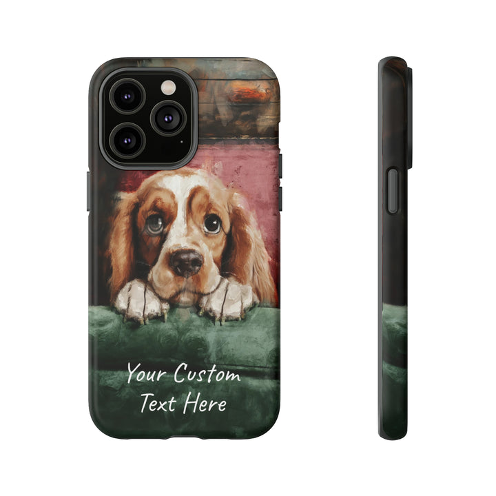 Personalize this Cute IPhone Case | Cocker Spaniel iPhone Case, iPhone 15 Case | iPhone 15 Case, Iphone 14 Case, Iphone 14 Pro Max Case - Studio40ParkLane
