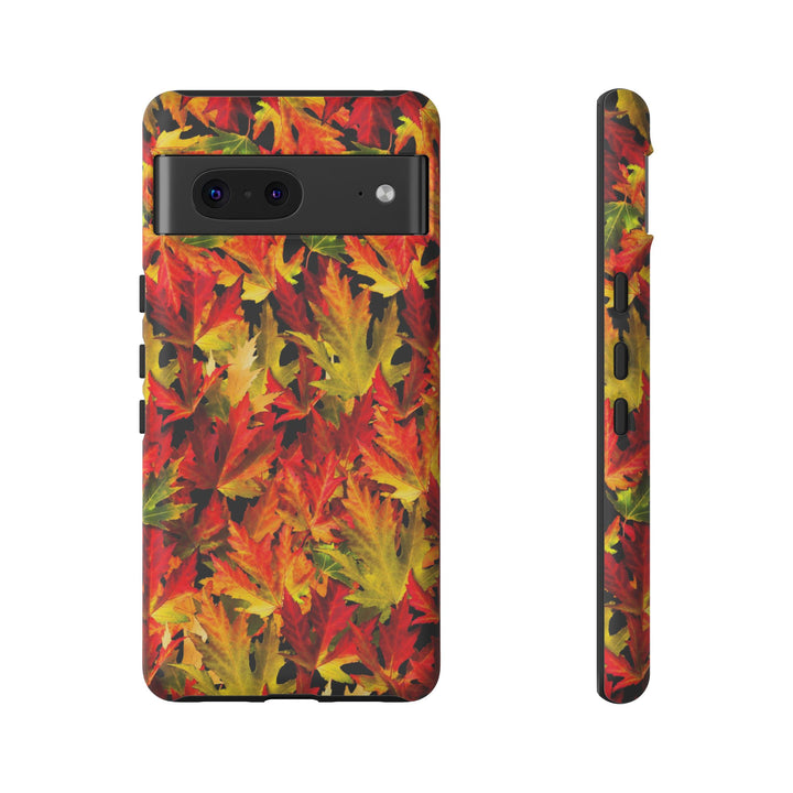 Fall Leaves Impact Resistant, Cute Phone Cases for Samsung S24, S23, S22, S21, IPhone 15 pro Iphone 14 pro Iphone 13 IPhone 12 Iphone 11 - Studio40ParkLane
