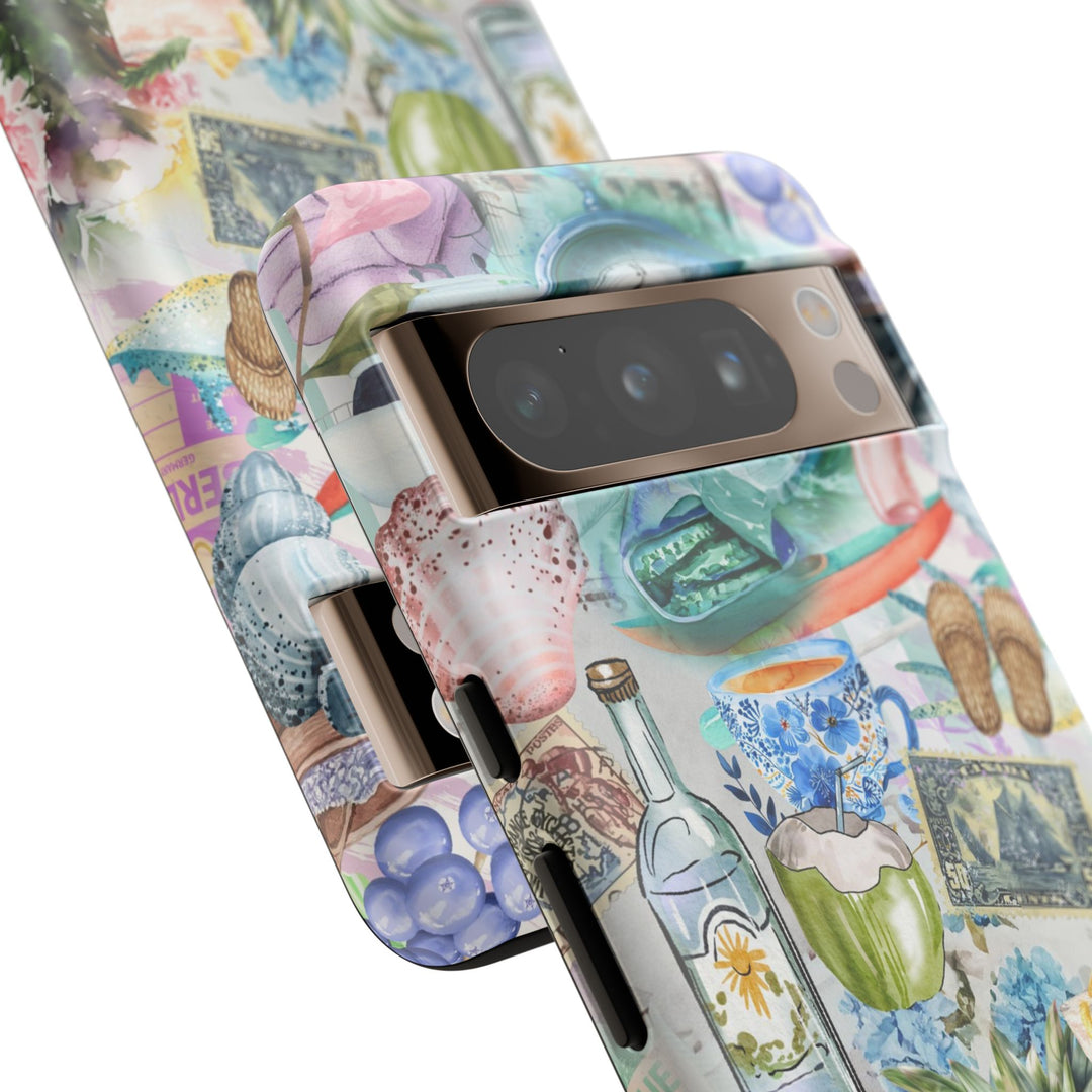 Impact Resistant, Travel Coquette Collage, Cute Phone Cases for Samsung S24, S23, S22, S21, IPhone 15 pro Iphone 14 pro Iphone 13 IPhone 12 Iphone 11 - Studio40ParkLane