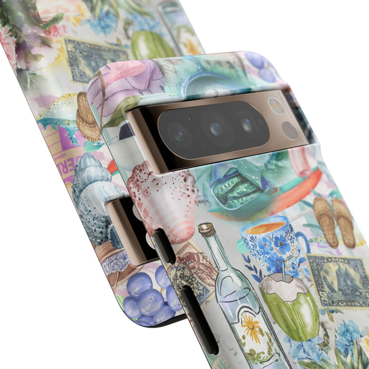 Impact Resistant, Travel Coquette Collage, Cute Phone Cases for Samsung S24, S23, S22, S21, IPhone 15 pro Iphone 14 pro Iphone 13 IPhone 12 Iphone 11 - Studio40ParkLane