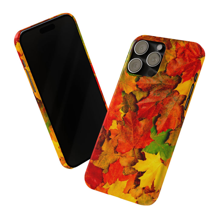 Slim Fall Leaves Slim Cute Phone Cases for Iphone | iPhone 15 Case | iPhone 15 Pro Max Case, Iphone 14, Iphone 14 Pro Max, Iphone 13 - Studio40ParkLane