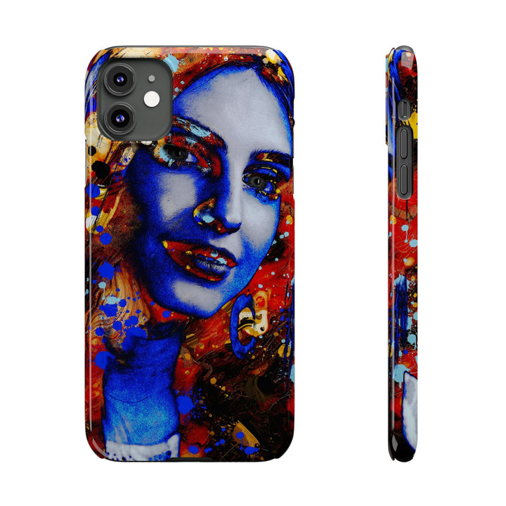 Slim Cute Phone Cases for Iphone - | iPhone 15 Case | iPhone 15 Pro Max Case, Iphone 14 Case, Iphone 14 Pro Max, Iphone 13, Marble Splash Face - Studio40ParkLane