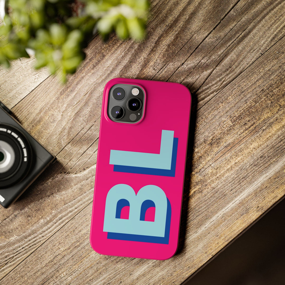 Slim Personalized Initial Custom Gift for Her Cute Phone Cases for Iphone 16 Pro Max | iPhone 15 Case | iPhone 15 Pro Max Case, Iphone 14, 13, 12, 11, 10, 8, 7 - Studio40ParkLane