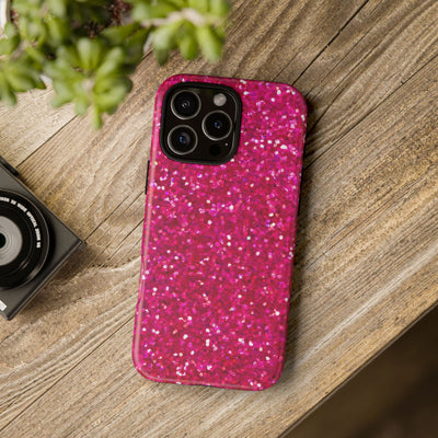 Pink Glitter Cute Phone Case, for IPhone 16 pro Max | Iphone 15, Iphone 14, IPhone 13 Case, 11 8 7, Samsung Galaxy S24, S23, S22, S21, 2 Layer Protection