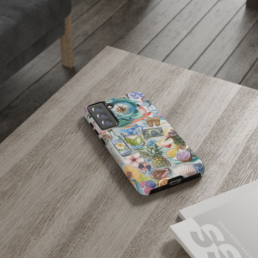 Impact Resistant, Travel Coquette Collage, Cute Phone Cases for Samsung S24, S23, S22, S21, IPhone 15 pro Iphone 14 pro Iphone 13 IPhone 12 Iphone 11 - Studio40ParkLane