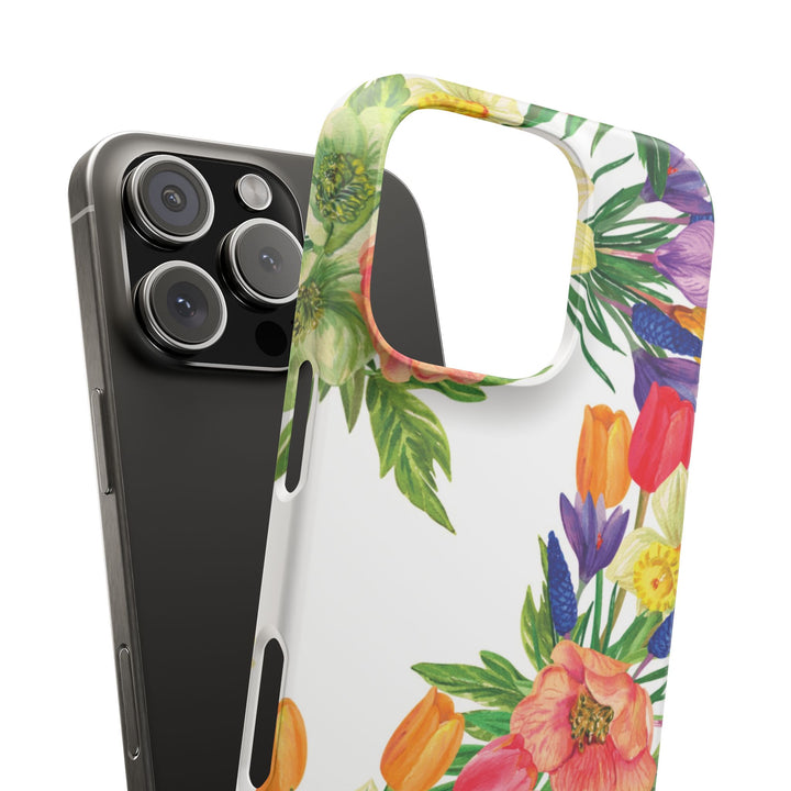 Sleek Snap Spring Summer Flowers Cute Phone Case for iPhone 16 15 14 13 12 11 X Xs Max Xr Pro Plus Samsung Galaxy S24 S23 S22 S21 S20 Ultra