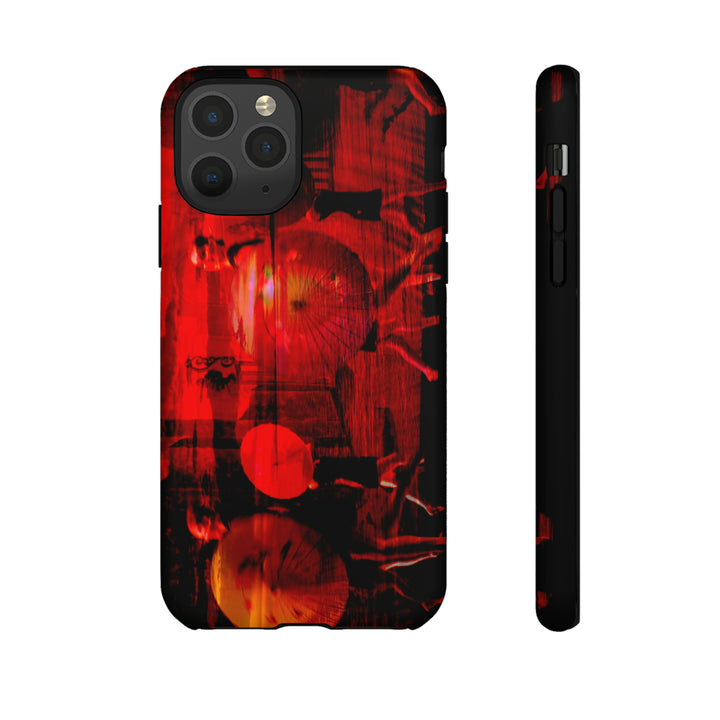 Cute IPhone Case | iPhone 15 Case | iPhone 15 Pro Max Case, Iphone 14 Case, Iphone 14 Pro Max Case IPhone Case for Art Lovers, Sunset Dance Red - Studio40ParkLane
