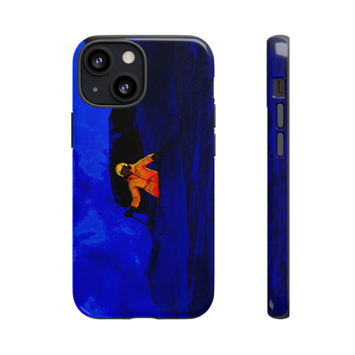 Cute IPhone Case | iPhone 15 Case | iPhone 15 Pro Max Case, Iphone 14 Case, Iphone 14 Pro Max Case IPhone Case for Art Lovers, Skier Mountain Night - Studio40ParkLane